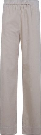 Jcsophie Trousers Cotton 100% Beige