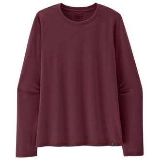 Patagonia Long-Sleeved Capilene Cool Trail Shirt Funktionsshirt f&uuml;r Damen | rot