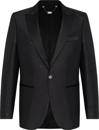 Billionaire Boys Club Blazer All over BB - Heren - Blazers - Zwart - S - Polyester - Jassen