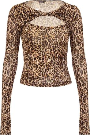Just Cavalli Top leopardato - Marrone