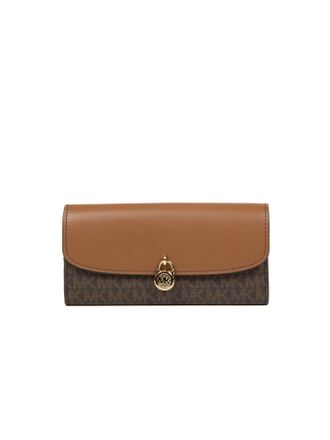 Michael Kors Womens Wallet Brown Leather - One Size