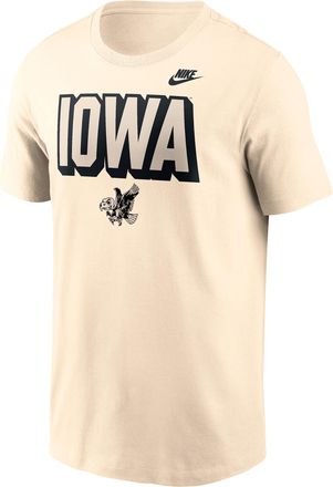 Nike Iowa Team Bold Nike Mens College T-Shirt in Brown | N19915AIAV-6VF