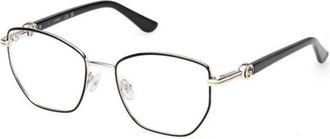 Guess Optical Frame - Dames - Brillen - Zwart - 52 MM - Leer - Accessoires