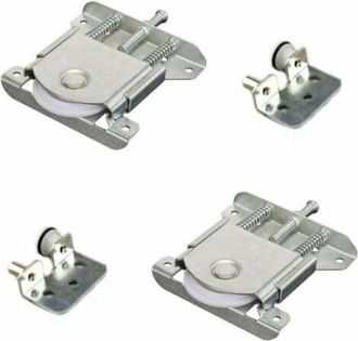 OEM Juego De 2 Ruedas Para Puertas Correderas De Armario, Gu&iacute;as, Rodamientos De Bolas, Piezas Deslizantes De Nailon, Juego De Rodillos Para Puertas De Arm