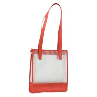 Loewe Pre-owned Tote Bag - Dames - Vintage Shopper - Oranje - ONE Size - Leer - Vintage