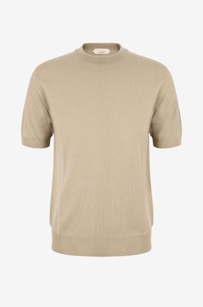 Aur&eacute;lien Kurz&auml;rmeliges T-Shirt aus Cashwool-Wolle