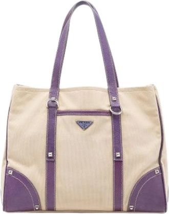 Prada Pre-owned Tote Bags, female, Multicolor, Size: ONE SIZE Pre-owned Vintage Tote Bag