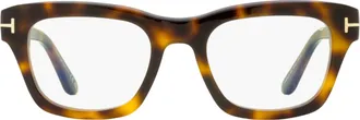 Tom Ford TF6036-B Blue Block Signature Eyeglasses - Brown
