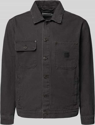 Khujo Jeansjacke mit Brusttaschen Modell RONNY in Black, Gr&ouml;&szlig;e XXL