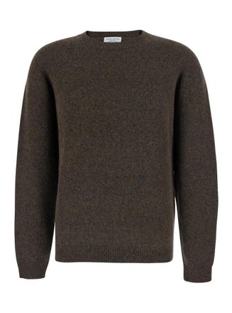 Roberto Collina Brown Crew Neck Sweater