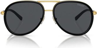 Versace Pilotenzonnebril - Dames - Zonnebrillen - Zwart - 60 MM - Accessoires