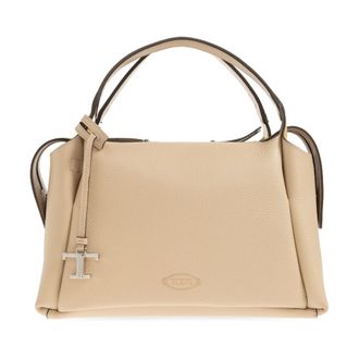 Tod's Tods, Handbags, female, Beige, Size: ONE SIZE Bauletto Handbag