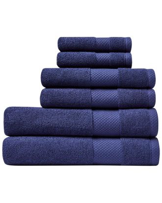 Lacoste Heritage Supima Cotton 6Pc Towel Set
