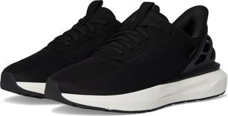 Kizik Mens Athens 2 Hands-Free Sneaker, Black/White, 8 UK