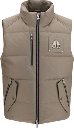 Moose Knuckles Original Westmount donsvest - Heren - Jassen - Bruin - Maat: M Katoen