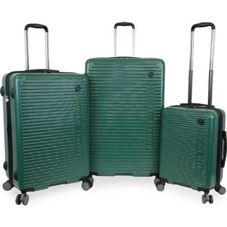 Original Penguin Dexter XL 3-Piece Hardside Luggage Set in Forest Green at Nordstrom Rack
