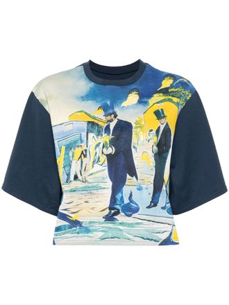 Undercover graphic-print cotton T-shirt - women - Cotton - 1 - Blue