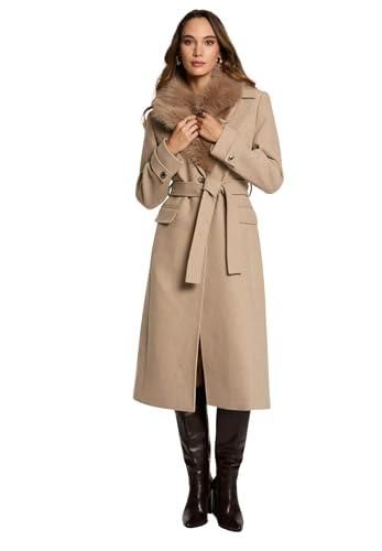 Morgan 252-GPEAKS Manteau, Beige M, 38 Femme dès 164,84 € sur
