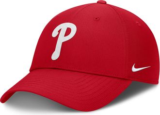 Nike Philadelphia Phillies Club Nike Mens Dri-FIT MLB Adjustable Hat in Red | NB0262QPP-T0X