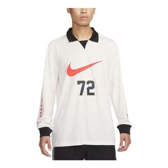 Nike Sportswear Long Sleeves T-Shirt Asia Sizing Phantom Bright Crimson DX0050-030