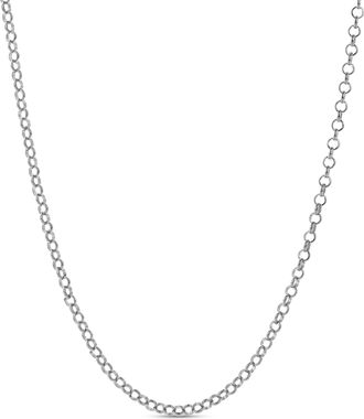 LuvMyJewelry Kazuki Rolo Chain Necklace 925 Silver