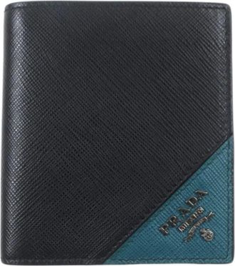 Prada Pre-owned Wallets, male, Black, Size: ONE SIZE Pre-owned Vintage Bill wallet (bi-fold)