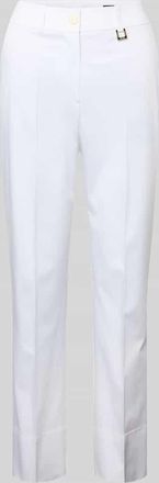 Joop Slim Fit Stoffhose mit Logo-Detail Modell Panna in Weiss, Gr&ouml;&szlig;e 34