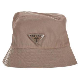 Prada Cappello bucket Re-Nylon Pre-owned - - Pre-owned - Donna - Beige - ONE SIZE