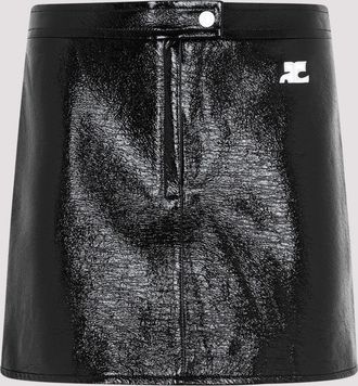 Courrèges Vinyl Mini Skirt