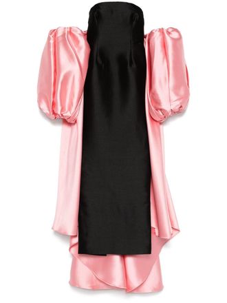 Solace London Lea maxi dress - women - Polyester - 10 - Black