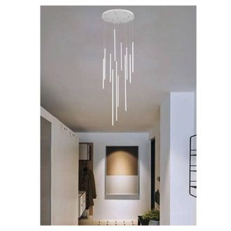 Trade Shop Trade Shop Traesio - Trade Shop - Lampadario Sospeso 105w Moderno Pendenti Led Bianco Luce 6500k 4000k 3000k Lp-45b