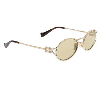 Miu Miu unisex, Accessoires, Geel, Maat: ONE Size