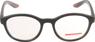Prada Round Frame Clear Lense Glasses
