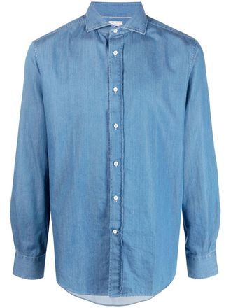 Brunello Cucinelli Brunello Cucinelli Denim Cotton Shirt