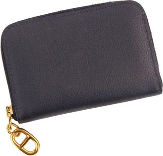 Herm&egrave;s Blue Nuit Coin Purse/Coin Case (Pre-Owned)