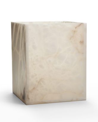 Labrazel Alisa Alabaster Wastebasket