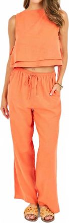Sadie & Sage Good Day Tank Set In Orange