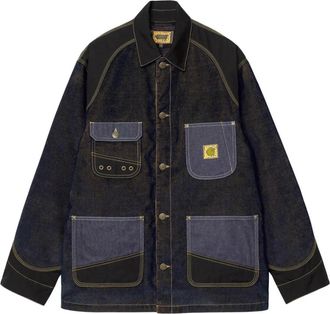 Carhartt Work in Progress OG Chore Coat - Heren - Spijkerjassen - Zwart - L - Katoen - Jassen
