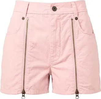 Mr & Mrs Italy Pink Cotton Women Womens Shorts
