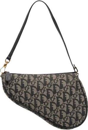 Dior Pre-owned Shoulder Bags, female, Multicolor, Size: ONE SIZE Pre-owned Mini Saddle