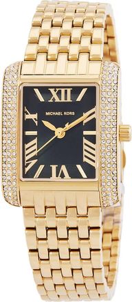 Michael Kors Emery Quartz Crystal Green Dial Ladies Watch MK4742