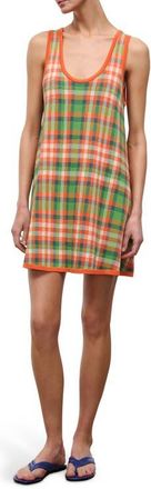 Staud Piazza Sleeveless Minidress in Villa Plaid at Nordstrom, Size X-Small