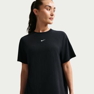 Nike Womens One Relaxed Dri-FIT Short-Sleeve Top in Black | FN2814-011