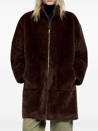 Bimba & Lola Omkeerbare jas - Bruin