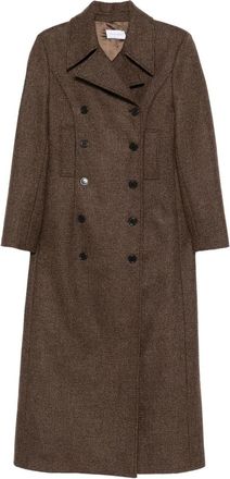 The Nina Studio Double-breasted Check Coat
