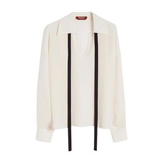 Max Mara Blouses, female, Beige, Size: M Blouses