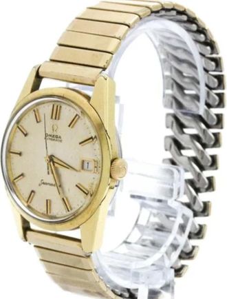 Omega Pre-owned Watches, male, Yellow, Size: ONE SIZE Pre-owned Stainless Steel watches