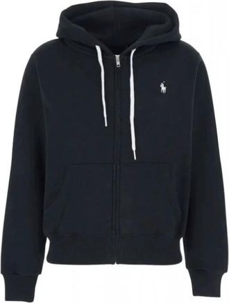 Ralph Lauren Sweatshirts & Hoodies - Dames - Vesten met rits - Zwart - M - Hoodies & sweatvesten