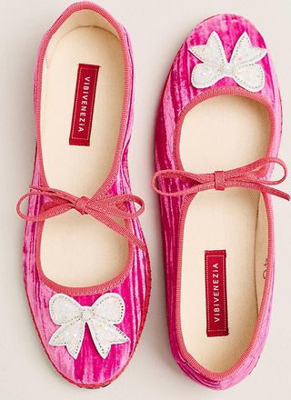 Vibi Venezia Exclusive Brigitte Bow Flats