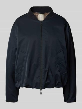 AMBER & JUNE Jacke mit Stehkragen in Marine, Größe 34